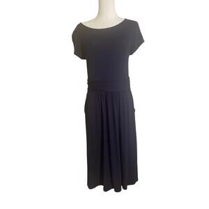 Midi Boden Navy Blue Dress